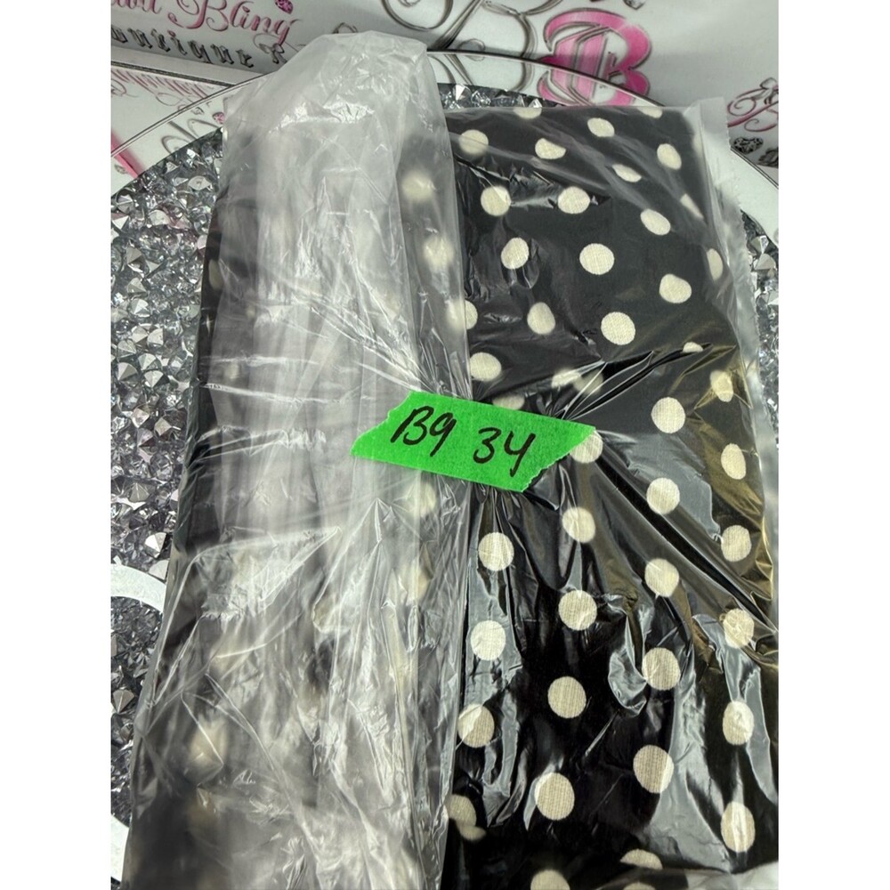 Banana Republic Midi Pencil Skirt dramatic casual Polka Dot Black and White - Picture 11 of 11